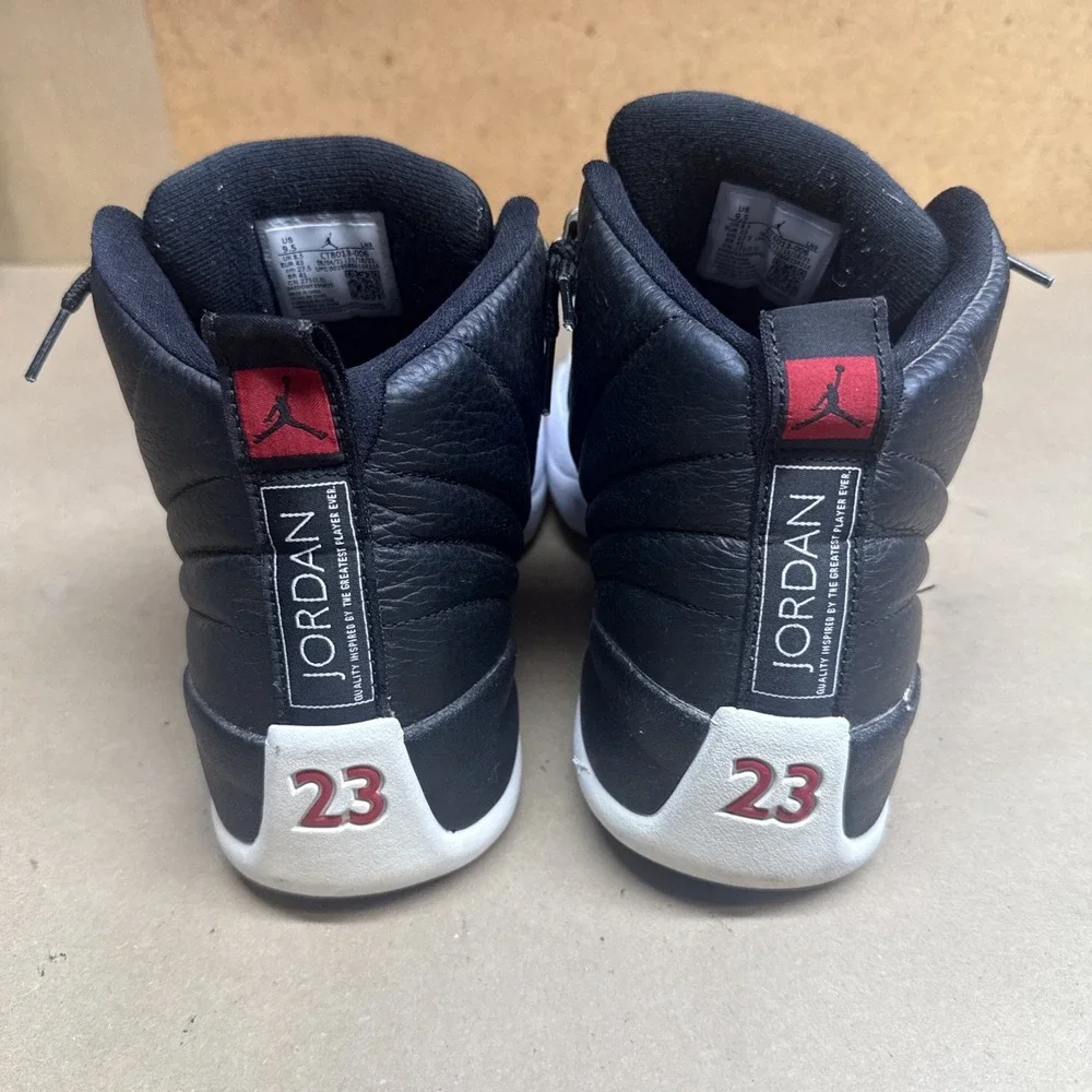 Jordan Air Jordan Retro Playoffs 2022 Black White Leather CT8013-006 Men's